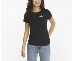 Puma Palaidinė Moterims Ess+ Embroidery Juodas 848331 01