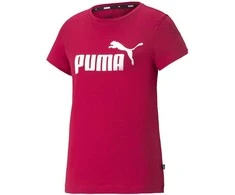 Puma Palaidinė Moterims Ess Logo Tee Bordo 586775 33