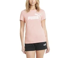 Puma Palaidinė Moterims Ess Logo Tee Brid Rožinė