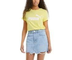 Puma Palaidinė Moterims Ess Logo Tee Geltona 586775 38