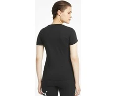 Puma Palaidinė Moterims Ess Logo Tee Juodas