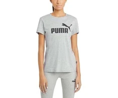 Puma Palaidinė Moterims Ess Logo Tee Ligh Pilkas 586774 04