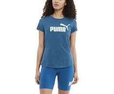 Puma Palaidinė Moterims Ess Logo Tee Mėlyna