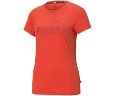 Puma Palaidinė Moterims Ess Logo Tee Raudona