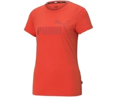 Puma Palaidinė Moterims Ess Logo Tee Raudona