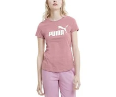Puma Palaidinė Moterims Ess Logo Tee Rožinė