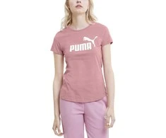 Puma Palaidinė Moterims Ess Logo Tee Rožinė
