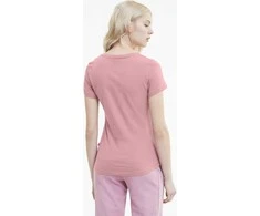 Puma Palaidinė Moterims Ess Logo Tee Rožinė