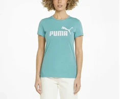 Puma Palaidinė Moterims Ess logo Tee Žalias 586775 61