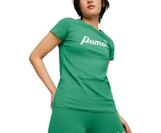 Puma Palaidinė Moterims ESS+ Script Tee Žalias 679315 86