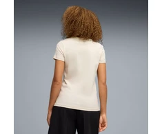 Puma Palaidinė Moterims Ess Script Tee rusvai gelsvas 691760 87