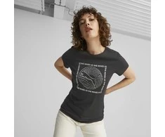 Puma Palaidinė Moterims Graphics She Move Juodas 674451 01