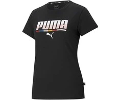 Puma Palaidinė Moterims Multicoloured Tee Juodas