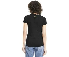 Puma Palaidinė Moterims Rebel Graphic Tee Juodas