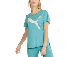 Puma Palaidinė Moterims Rtg Logo Tee Porcelain Mint 586454 61