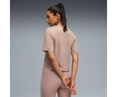 Puma Palaidinė Moterims W Cloudspun Relaxed Tee Sandstone Heather 527457 88
