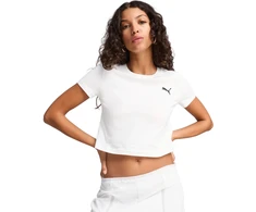 Puma Palaidinė Moterims Wardrobe Ess Baby Tee Baltas 629745 02