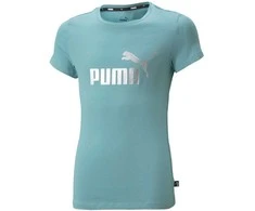 Puma Palaidinė Paaugliams Ess+ Logo Tee Žalias 846953 61