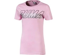Puma Palidinė Paauglaims Alpha Logo Tee Pale Rožinė