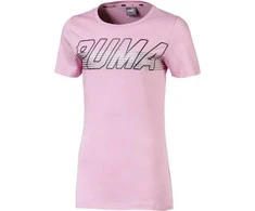 Puma Palidinė Paauglaims Alpha Logo Tee Pale Rožinė