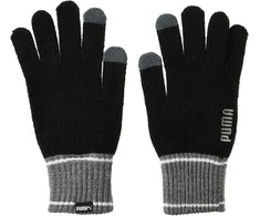 Puma Pirštinės Knit Gloves Juodas Pilkas 041772 01