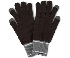 Puma Pirštinės Knit Gloves Juodas Pilkas 041772 01