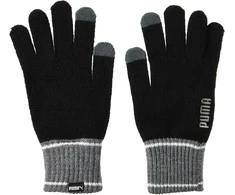 Puma Pirštinės Knit Gloves Juodas Pilkas 041772 01