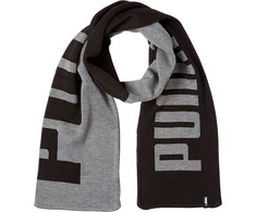 Puma Šalikas Knit Scarf Juodas Pilkas 054057 01