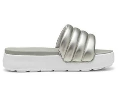 Puma Šlepetės Moterims Karmen Slide Puffy Baltas Sidabrinis 395399 03