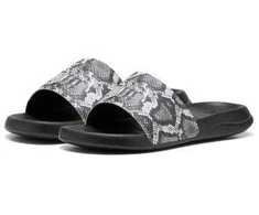 Puma Šlepetės Moterims Popcat 20 Snake Chic Juodas/Puma Sidabrinis 401706 01