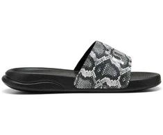 Puma Šlepetės Moterims Popcat 20 Snake Chic Juodas/Puma Sidabrinis 401706 01