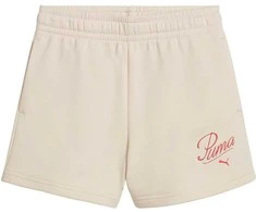 Puma Šortai Paaugliams Ess Script Shorts rusvai gelsvas 685869 87