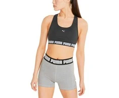 Puma Sportinė Liemenėlė Moterims Mid Impact Strong Juodas 521599 01