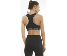 Puma Sportinė Liemenėlė Moterims Mid Impact Elastic Juodas 520303 01