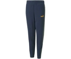 Puma Sportinės Kelnės Paaugliams Ess Block Sweatpants Mėlyna Žalias 849083 73
