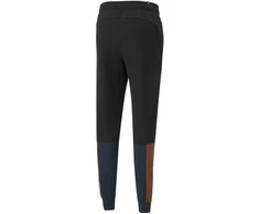 Puma Sportinės Kelnės Vyrams Ess+ Block Sweatpants Juodas Mėlyna Oranžinis 849037 71