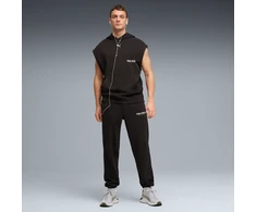 Puma Sportinės Kelnės Vyrams Graphics French Terry Jogger Juodas 528671 01