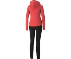 Puma Sportinis Kostiumas Moterims Classic Hooded Juodas Rožinė 589132 35
