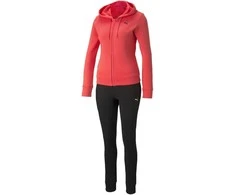 Puma Sportinis Kostiumas Moterims Classic Hooded Juodas Rožinė 589132 35