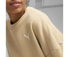Puma Sportinis Kostiumas Moterims Loungewear Suit Kreminis 676089 84