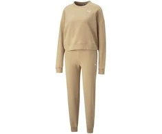 Puma Sportinis Kostiumas Moterims Loungewear Suit Brown 673702 89