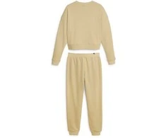 Puma Sportinis Kostiumas Moterims Loungewear Suit Kreminis 676089 84