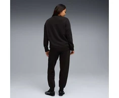 Puma Sportinis Kostiumas Moterims Sweat Suit Relaxed Fl Juodas 688160 01