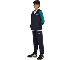 Puma Sportinis Kostiumas Paaugliams Ess Block Hooded Full-Zip Navy Mėlyna Žalias 693334 16
