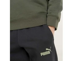 Puma Sportinis Kostiumas Paaugliams Ess No.1 Logo Crew Sweat Fl Žalias Juodas 689721 70