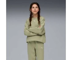 Puma Sportinis Kostiumas Paaugliams Loungewear Sweat Suit Fl Lux Army 689727 82