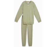 Puma Sportinis Kostiumas Paaugliams Loungewear Sweat Suit Fl Lux Army 689727 82