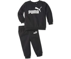 Puma Sportinis Kostiumas Vaikams Minicats Ess Crew Jooger Juodas 846141 01