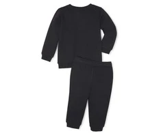 Puma Sportinis Kostiumas Vaikams Minicats Ess Crew Jooger Juodas 846141 01