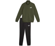 Puma Sportinis Kostiumas Vyrams Clean Sweat Suit Juodas Žalias 585841 31